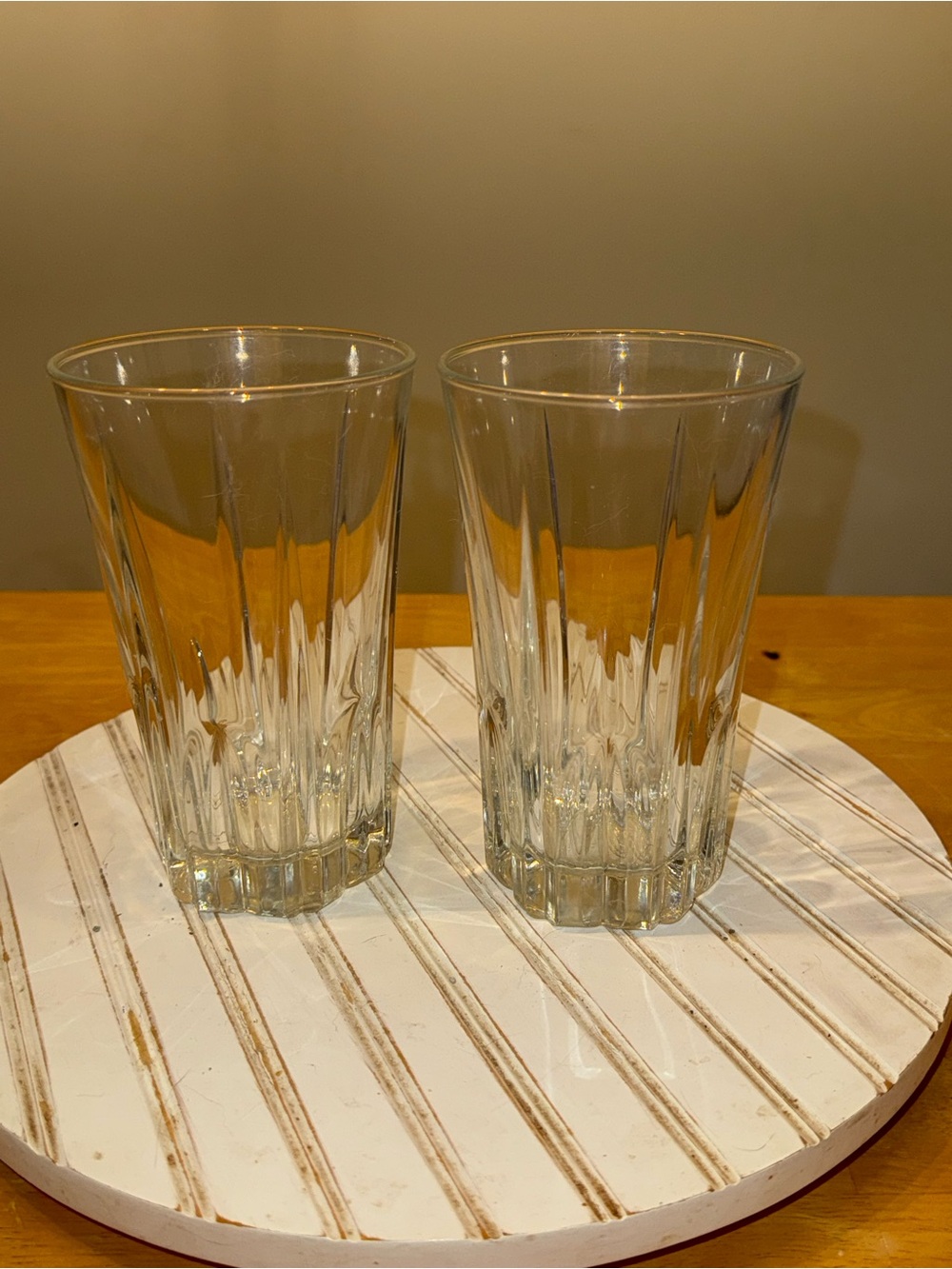 MIKASA PARK AVENUE HIGHBALL TALL TUMBLER GLASS CRYSTAL